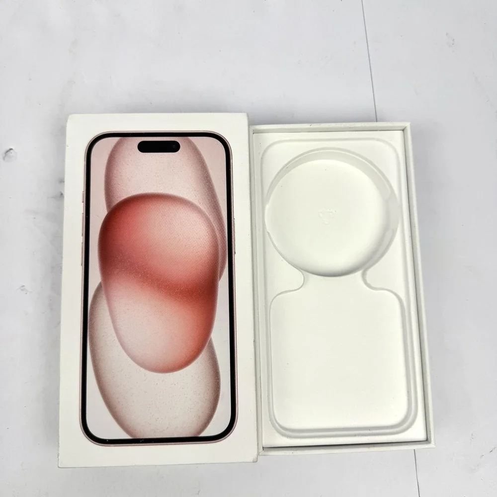 Apple IPhone 15 Box Only Pink 128GB Empty OEM Retail Packaging MTLW3LL/A‎ A2846